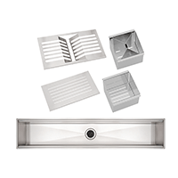 Kit Black Friday Tramontina Canal Organizador para Sobrepor: Aço Inox com Acabamento Acetinado 75 x 18 cm - SKU 99900009 - 1 image number 0