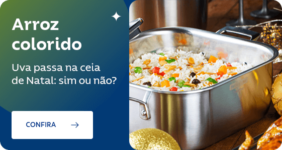 Arroz colorido. Uva passa na ceia de Natal: sim ou não?